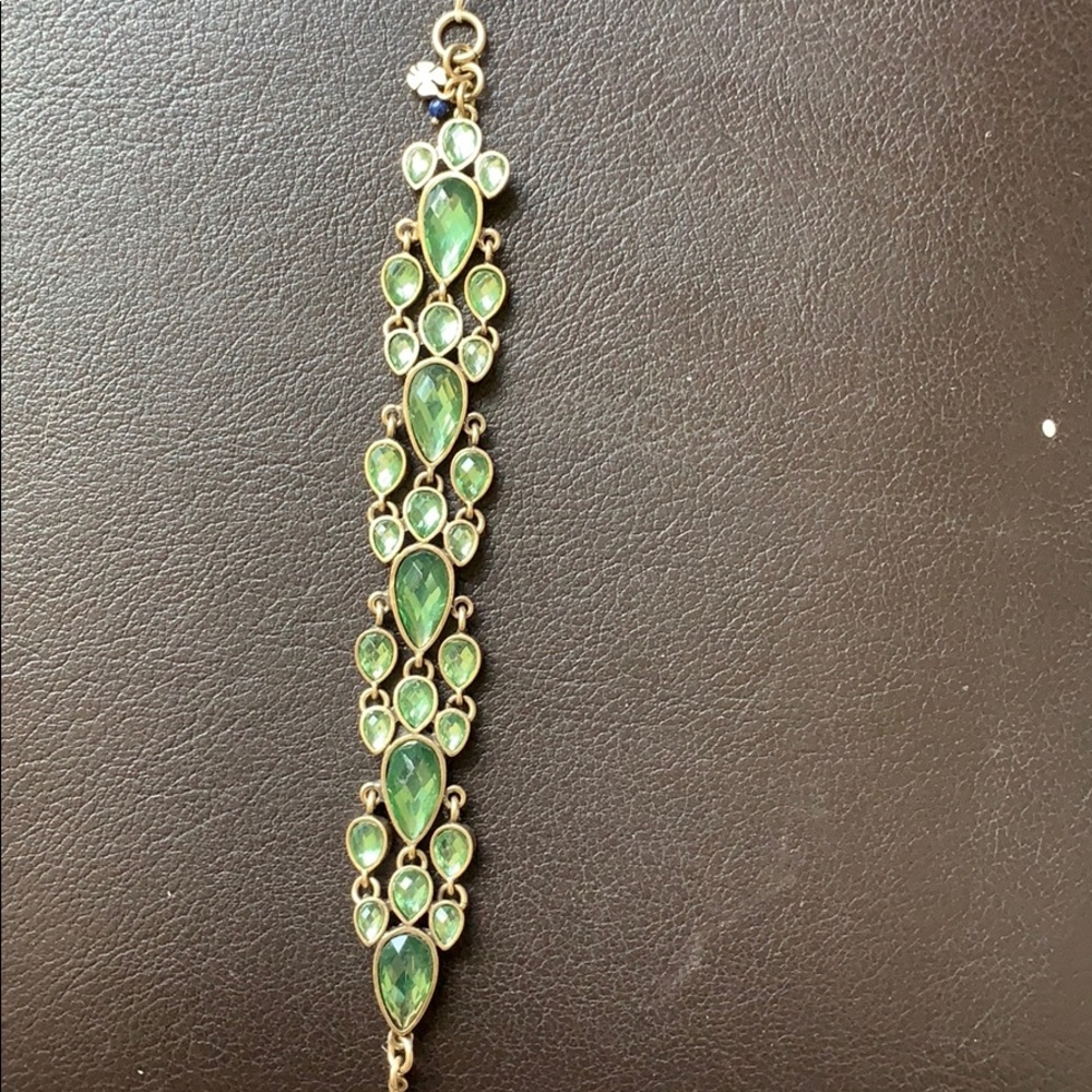 Lucky Brand green jewel bracelet